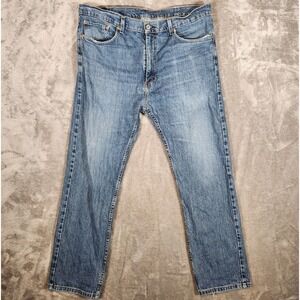 Levi's 505 Jeans Men's 39x30 (Tag 40X30) Blue Regular Fit‎ Straight Leg Denim
